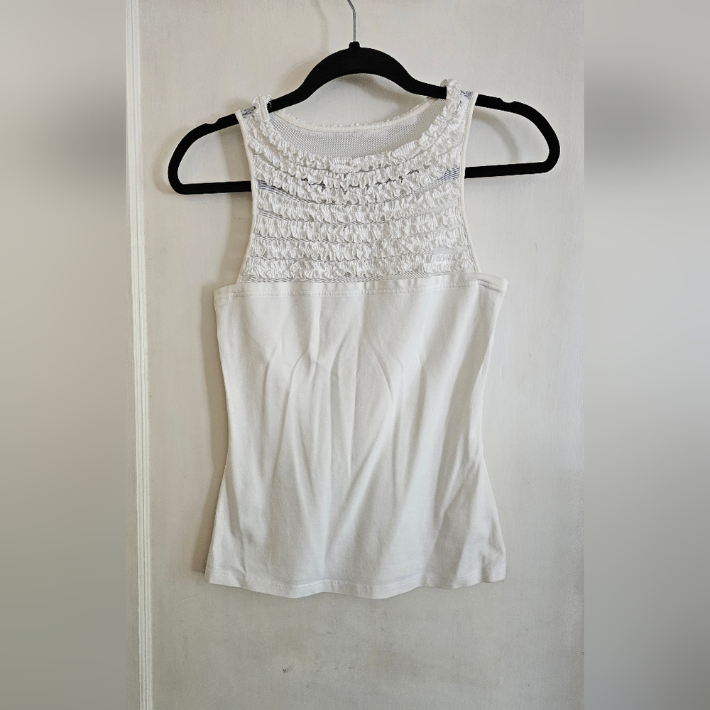 White Paris Cyriel tank top